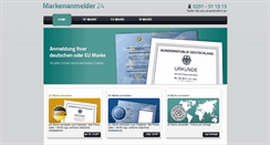 Desktop Screenshot of markeanmelden.info